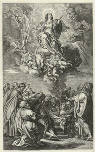 Asunción de María Vida de Cristo (título de la serie) de François Stuerhelt (possibly)