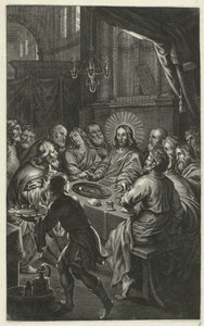 Última cena Vida de Cristo (título de la serie) de François Stuerhelt (possibly)