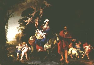 La huida a Egipto de François Verwilt