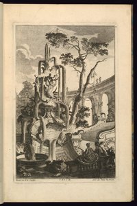 Diseño para Fuente con una Pareja de François de Cuvilliés the Elder