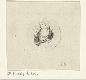 pájaro en la rama de un árbol de François de Maleck