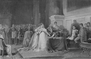 El divorcio de Josefina, 1846, mediados del siglo XIX de François de Meersman