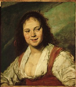 La Bohemienne - La gitana ... de Frans (School of) Hals