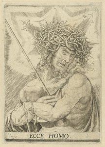 Hombre de sufrimientos Ecce homo (título sobre objeto) de Frans Crabbe van Espleghem