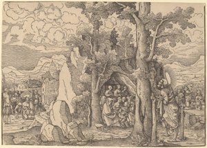 San Juan Bautista Predicando de Frans Crabbe van Espleghem