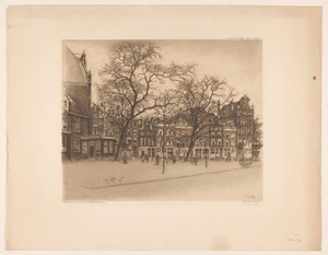 Vista del Noordermarkt de Ámsterdam
Noordermarkt, Ámsterdam (título en el objeto) de Frans Everbag (signed by artist)