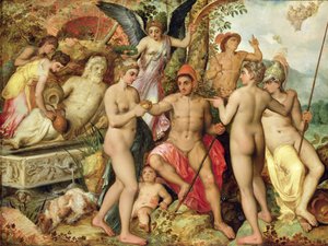 El juicio de Paris de Frans Floris