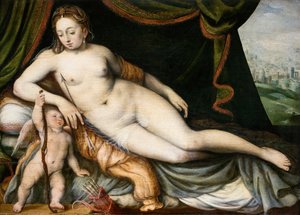 Venus y Cupido de Frans Floris I