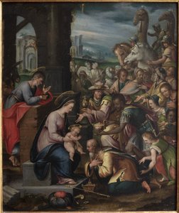 La adoración de los magos de Frans Francken d.Æ.