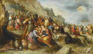 Los israelitas, después de cruzar el Mar Rojo, en la tumba del patriarca José