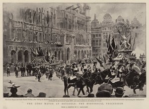 El Alcalde en Bruselas, la Procesión Histórica de Frans Gaillard