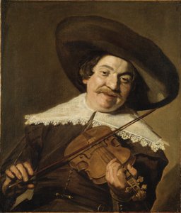 Daniel van Aken tocando el violín de Frans Hals