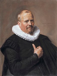 Holandés: Portrait of a Man Retrato de un hombre de Frans Hals