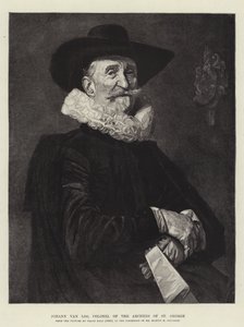 Johann van Loo, coronel de los arqueros de San Jorge de Frans Hals