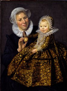 Retrato de Catharina Hooft niña y su niñera de Frans Hals