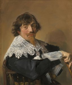 Retrato de un hombre, 1635 de Frans Hals