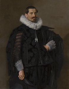 Retrato de Jacob Olycan, 1625 de Frans Hals