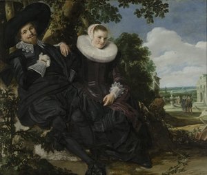 Retrato de una pareja, probablemente Isaac Abrahamsz Massa y Beatrix van der Laen de Frans Hals