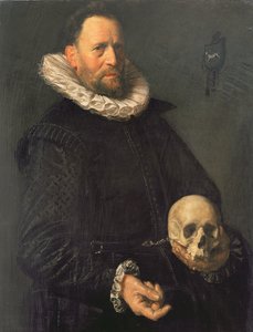 Retrato de un Hombre Sosteniendo una Calavera, c.1611-12