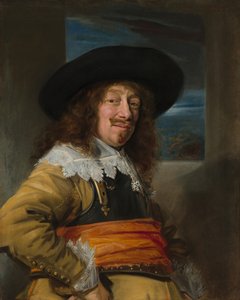 Retrato de un miembro de la Guardia Cívica de Haarlem de Frans Hals