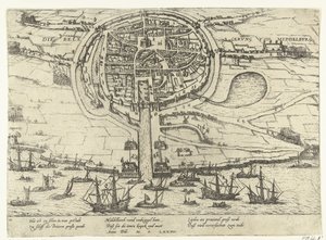 Asedio de Middelburg, 1574 de Frans Hogenberg