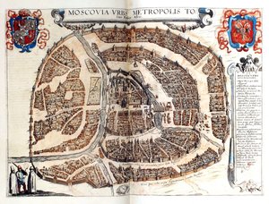 Mapa de Moscú, 1572