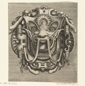 Enmascarador van rolwerk Dibujo ingenioso de varias formas de máscaras... (título de la serie) de Frans Huys