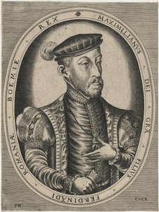 Maximiliano II, emperador romano de Frans Huys