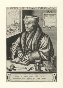 Retrato de Aberforth Erasmo de Frans Huys