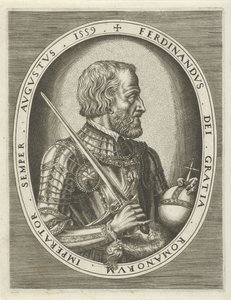 Retrato de Fernando I de Habsburgo, emperador alemán Retratos de reyes, reinas, príncipes y princesas (título de serie)