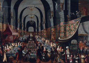El festín de Balthazar de Frans II Francken