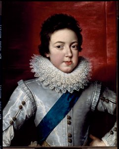 Retrato de Luis XIII, Rey de Francia y Navarra, c.1616 de Frans II Pourbus
