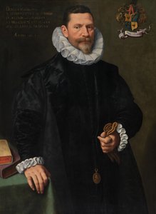 Retrato de Petrus Richardus (óleo sobre tabla) de Frans II Pourbus