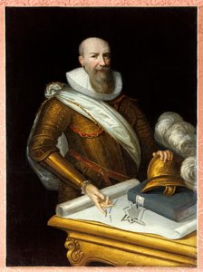 Retrato del primer Duque de Sully como Superintendente de Fortificaciones. Maximiliano de Béthune, Duque de Sully