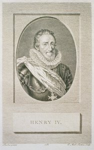 Henri IV (1553-1610), grabado por Pierre Alexandre Tardieu (1756-1844), 1783