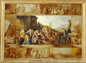 La parábola del hijo pródigo ... de Frans II the Younger Francken