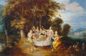 Les Cinq sens - Los cinco sentidos ... de Frans II the Younger Francken