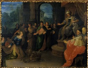 La Reina de Saba ante Salomón