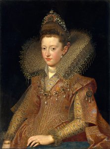 Margherita Gonzaga 1591-1632, Princesa de Mantua de Frans Pourbus the Younger