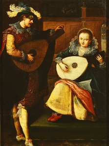 Los cinco sentidos: oído de Frans Pourbus the Younger