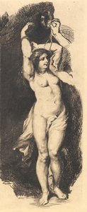 Andrómeda, después de Rubens de Frans Schwartz