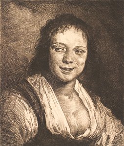 Niña sonriente, después de Frans Hals