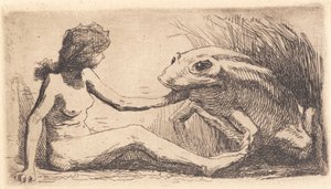 La niña con la rana