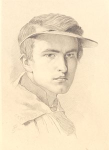 Retrato de J. Th. Lundbye de Frans Schwartz