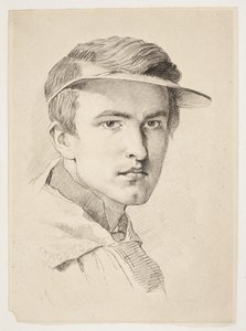 Retrato de J. Th. Lundbye de Frans Schwartz