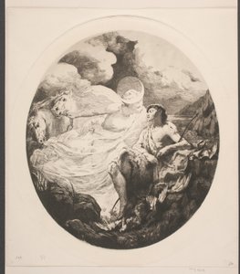 Selene y Endimión de Frans Schwartz