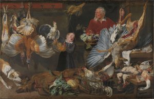 Una tienda de juegos de Frans Snyders or Snijders
