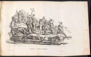 Tercer paso en la procesión de San Rombout, 1825 Tercer Prael-waegen (título sobre objeto)