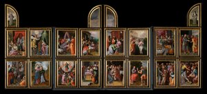 La vida de Cristo y la Virgen de Frans the Elder Francken