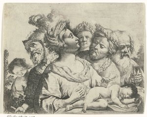 Ceres, Marte y Saturno (Las cuatro edades) de Frans van Mieris (II) (rejected attribution)